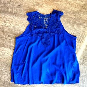 3/$15 Noble U Crochet Sleeveless Summer blouse